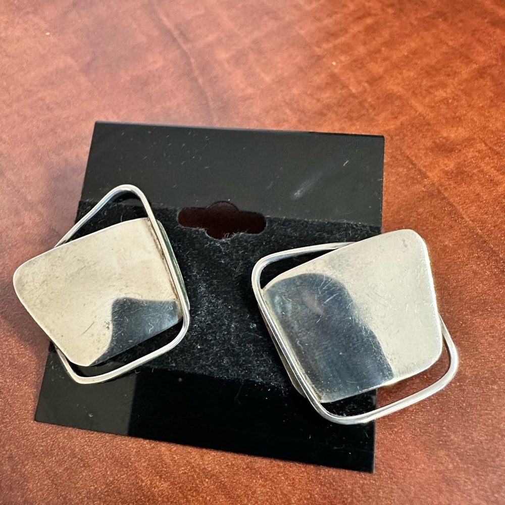 MCM Abstract Sterling Earrings